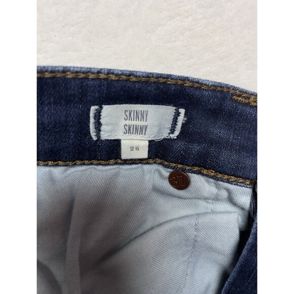 Madewell Skinny Skinny Women's Mid Rise Stretch Blue Jeans Size 26 - Picture 12 of 14